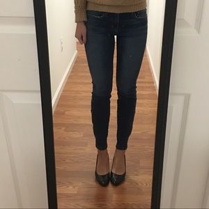 Joe’s jeans zipper skinny ankle jeans